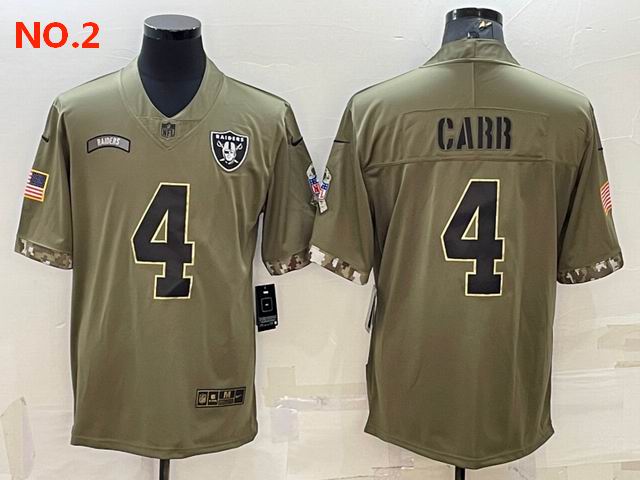 Men's Las Vegas Raiders 4 Derek Carr Jesey NO.2;